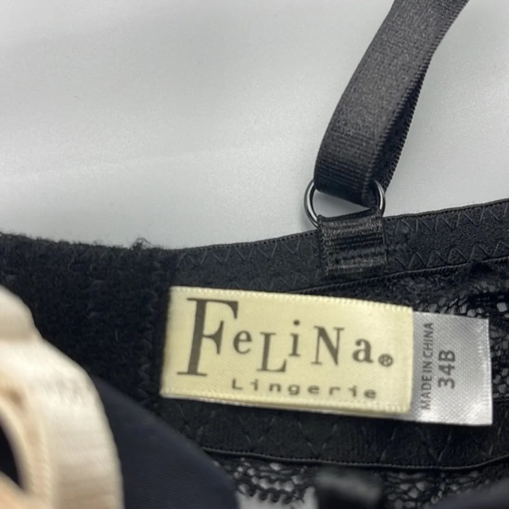 Felina Lace w/ Mesh Inset and Micro Light Lift Pushup Bra Pack of 2, 34B or 36B - Picture 9 of 9